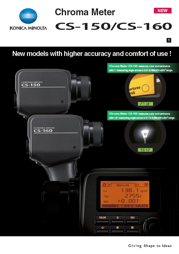 chroma meter cs-150_cs-160