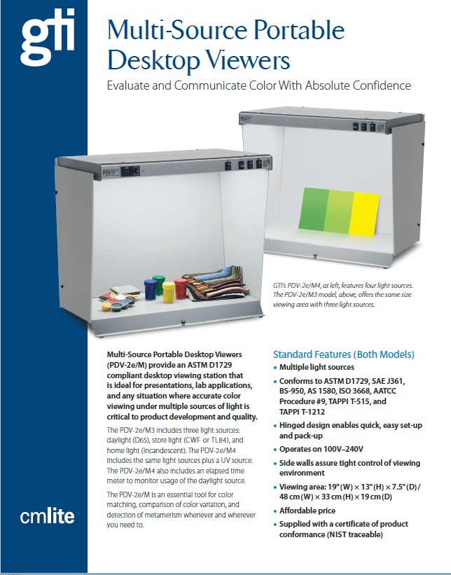 GTI Multi-spirce Portable Desktop Viewers